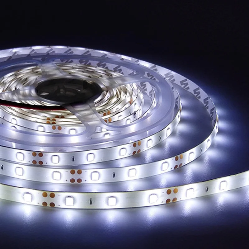 Светодиодные ленты RGB 5050 DC12V 60 светодиодов/м гибкий светодиодный светильник RGB/RGBW