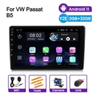 Автомобильный мультимедийный плеер 2 din, стерео-система на Android 11, с GPS, 2 Гб ОЗУ, 32 Гб ПЗУ, для VWVolkswagenPASSATB5MK5GOLFPOLOTRANSPORTER