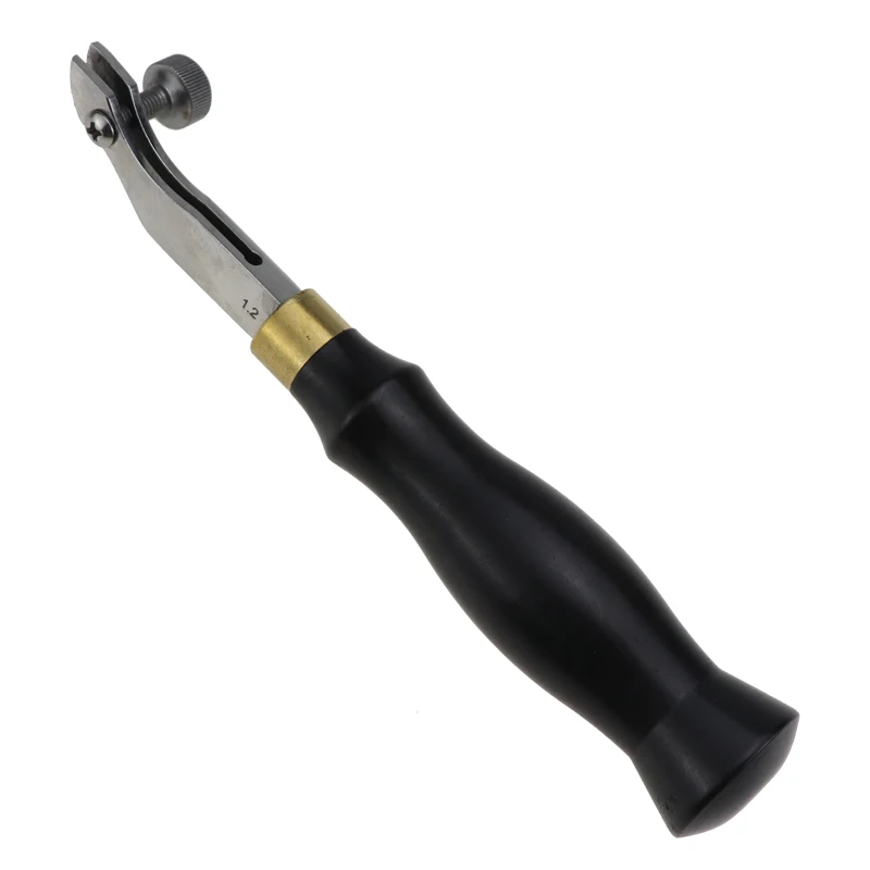 1.2MM DIY шитье из кожи край отделка машинка для резки резные кожаные поделки кожа резка измерительная линейка - Цвет: 1.2MM
