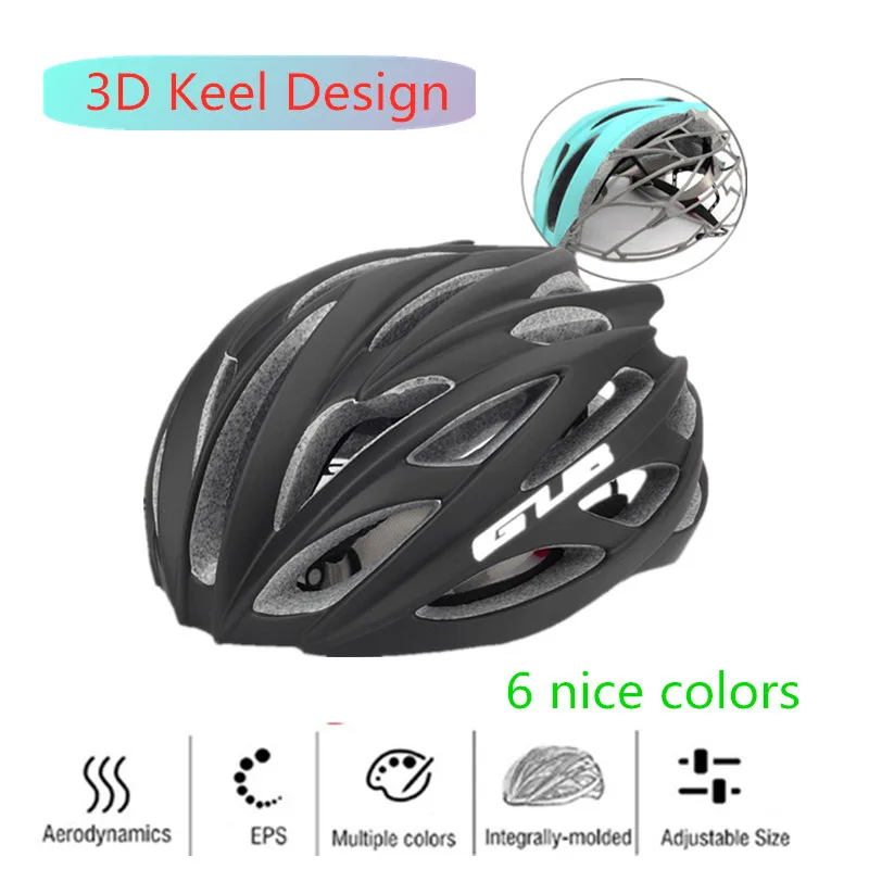 

3D Keel Design GUB Cycling Helmet Ultralight Cool Integrally-Molded Safety Mountain Road Bike Bicycle Safety Helmet for MenWomen