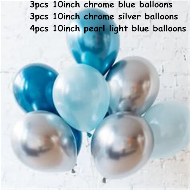 10pcs as the picture 10 шт. металлические светящиеся синие воздушные шары темно-синие латексные воздушные шары на день рождения, свадьбу, вечеринку, декор на День святого Валентина, надувные воздушные шары - Цвет: 10pcs as the picture