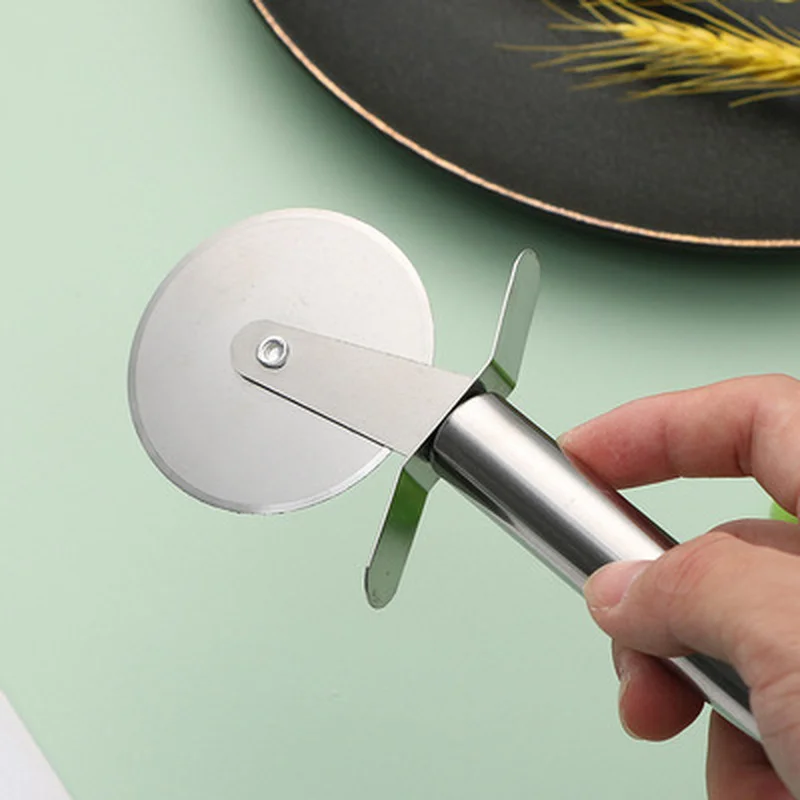 

1pc Stainless Steel Pizza Cut Tools Household Pizza Knife Cake Tools Wheel Use for Waffle Cookies Pizza Cutter Pizza Divider