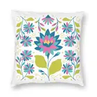 Мексиканская наволочка для подушки с цветочной вышивкой Otomi, домашний декоративный квадратный наволочка для подушки с этническим цветочным узором 40x40 см