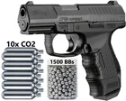 Пистолет Umarex Walther CP99 компактный, СО2, 177 кал, для пневматического пистолета-345 FPS настенный жестяной знак