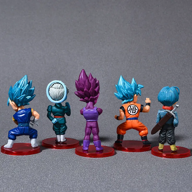 18 шт./лот Dragon Ball Супер Saiyan Goku Коллекционные фигурки Куклы домашний декор