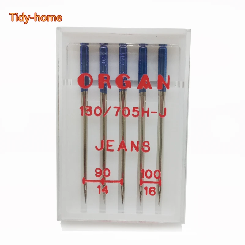 Quality ORGAN Jeans Needles Special Needle for Household Sewing Machine No.90 100 110 Sewing Needles