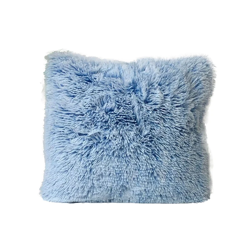 Плюшевые наволочки роскошные мягкие декоративные из искусственного меха для