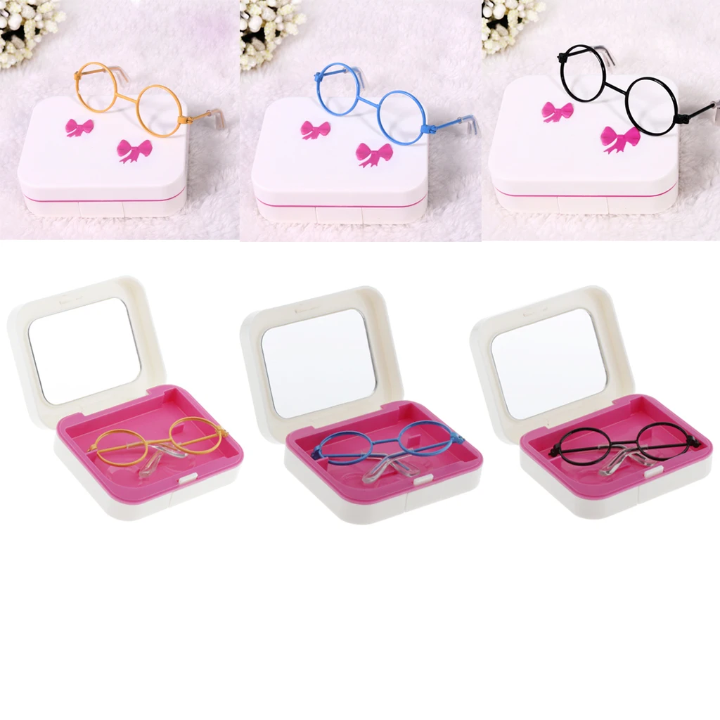 

1 Pair Doll Glasses Retro Style Eyewear for 1/3 BJD Clothing Accessories