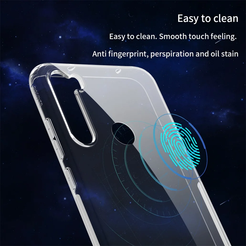 Чехол Nillkin Nature для Xiaomi Redmi Note 8 Pro прозрачный мягкий Силиконовый ТПУ чехол-накладка
