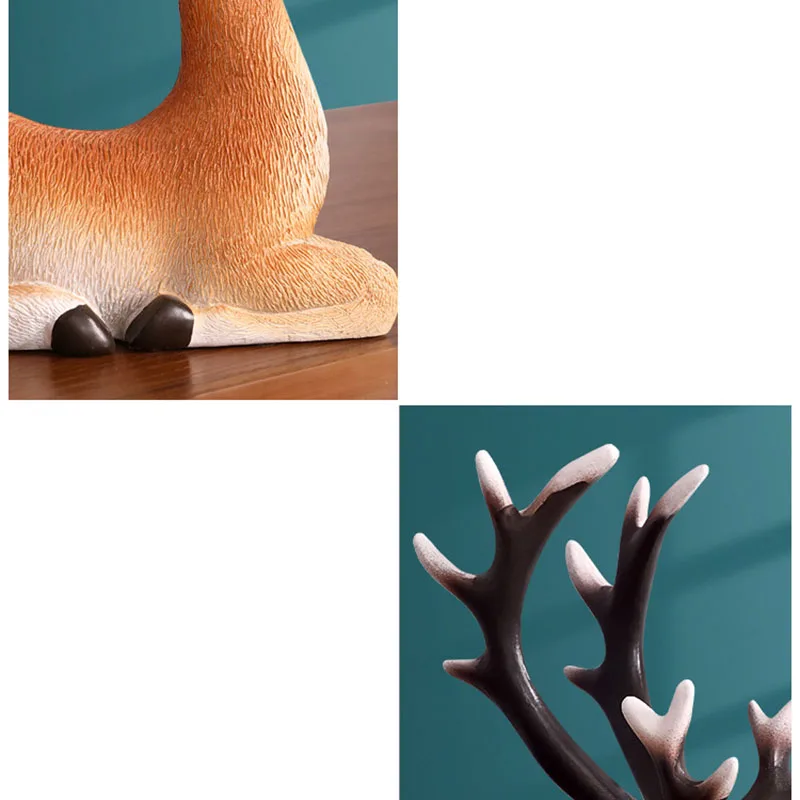 Креативные современные статуэтки из смолы роскошные художественные абстрактные