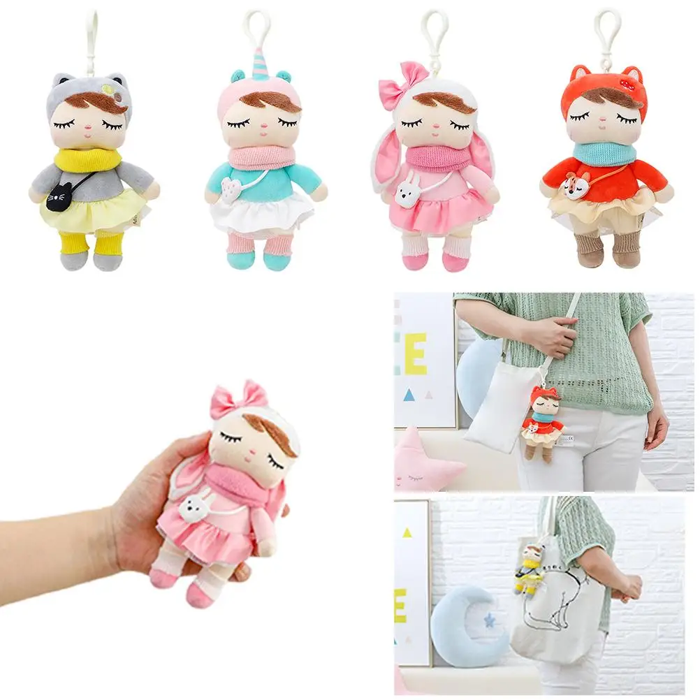 Metoo куклы плюшевые игрушки брелок рюкзак игрушечная Зайка Анжела мягкие для