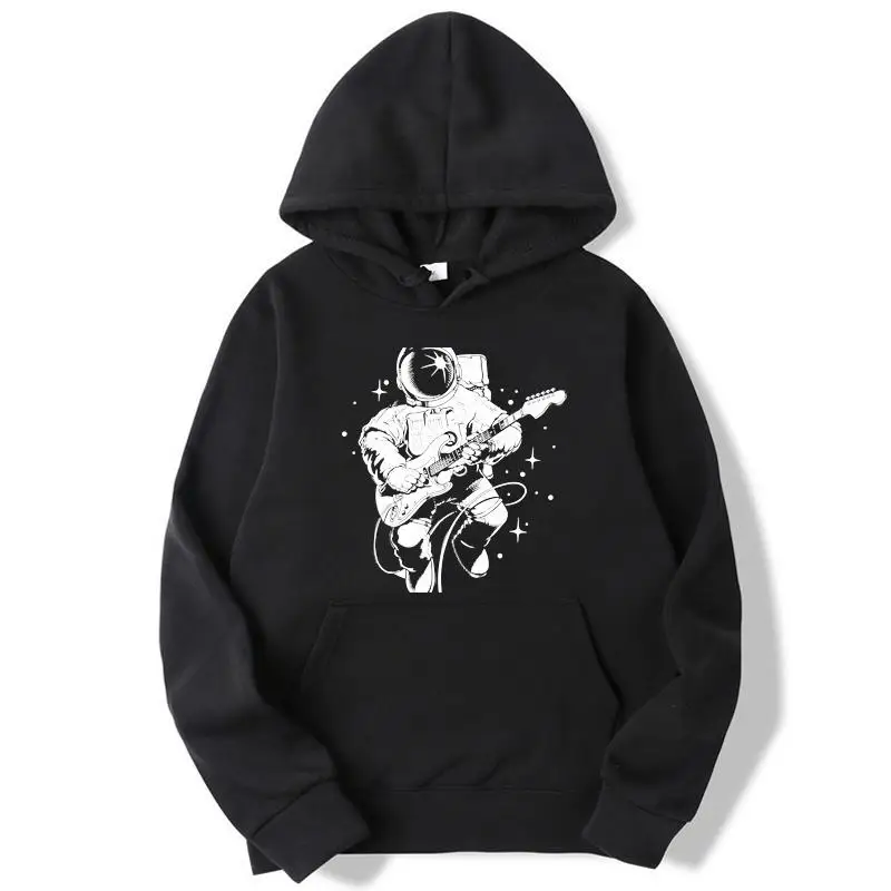 

Fashion brand men's hoodie Funny astronaut print casual hooded Men Harajuku Fleece Hoodie Hip Hop Hooded Hoodies sweatshirt