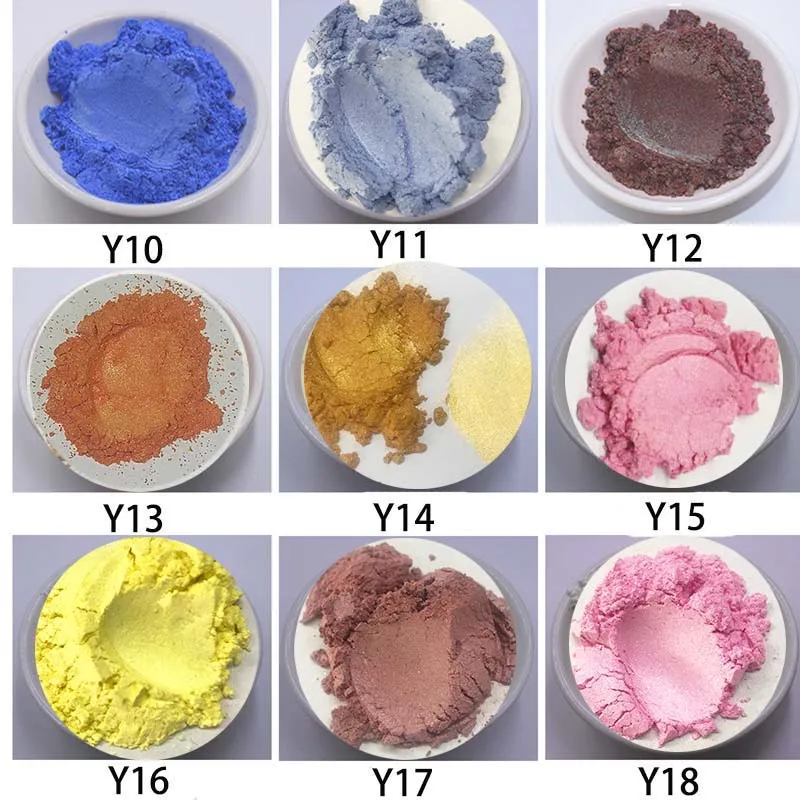 

25ml Natural Mica Powder Pigments Safe Diy Art Decorative Filling Cover In Resin Nail Gel Shiny Acrylic Dip Powder Mica