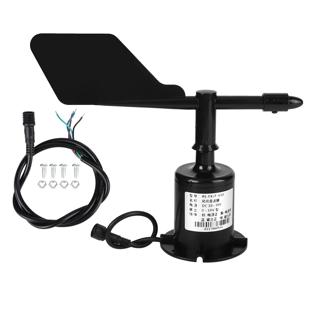 

0-10V 8 Directions Environmental Signal Output Polycarbonate Wind Speed Sensor Anemometer