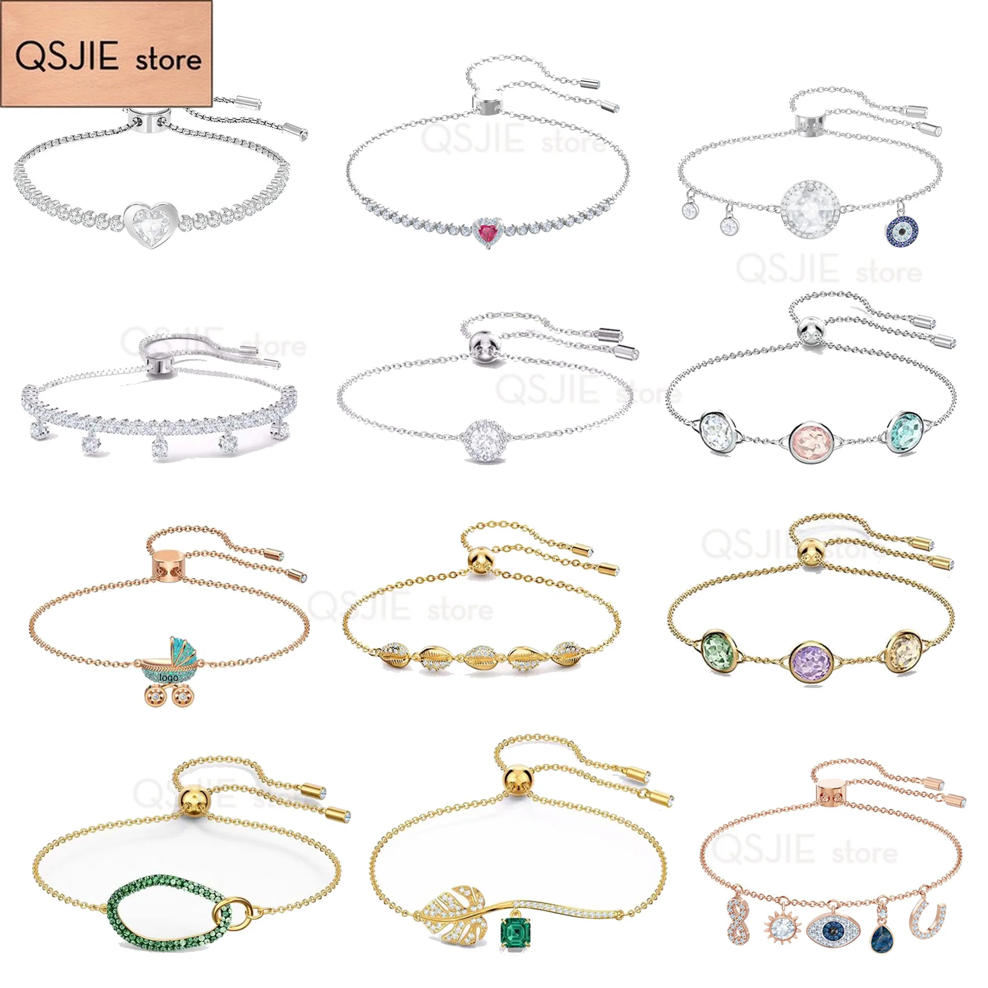 

Fashion Jewelry SWA1:1 Exquisite Aiye Retractable Women's Bracelet Series Is the Best Gift For Friends