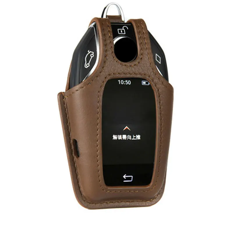 Кожаный чехол для автомобильного ключа кошелек Bmw 2017 2018 7 серии сумка ключей с