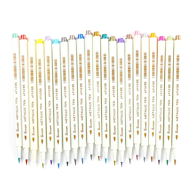 DIY 20 цветной художественный металлический маркер профессиональный манга аниме