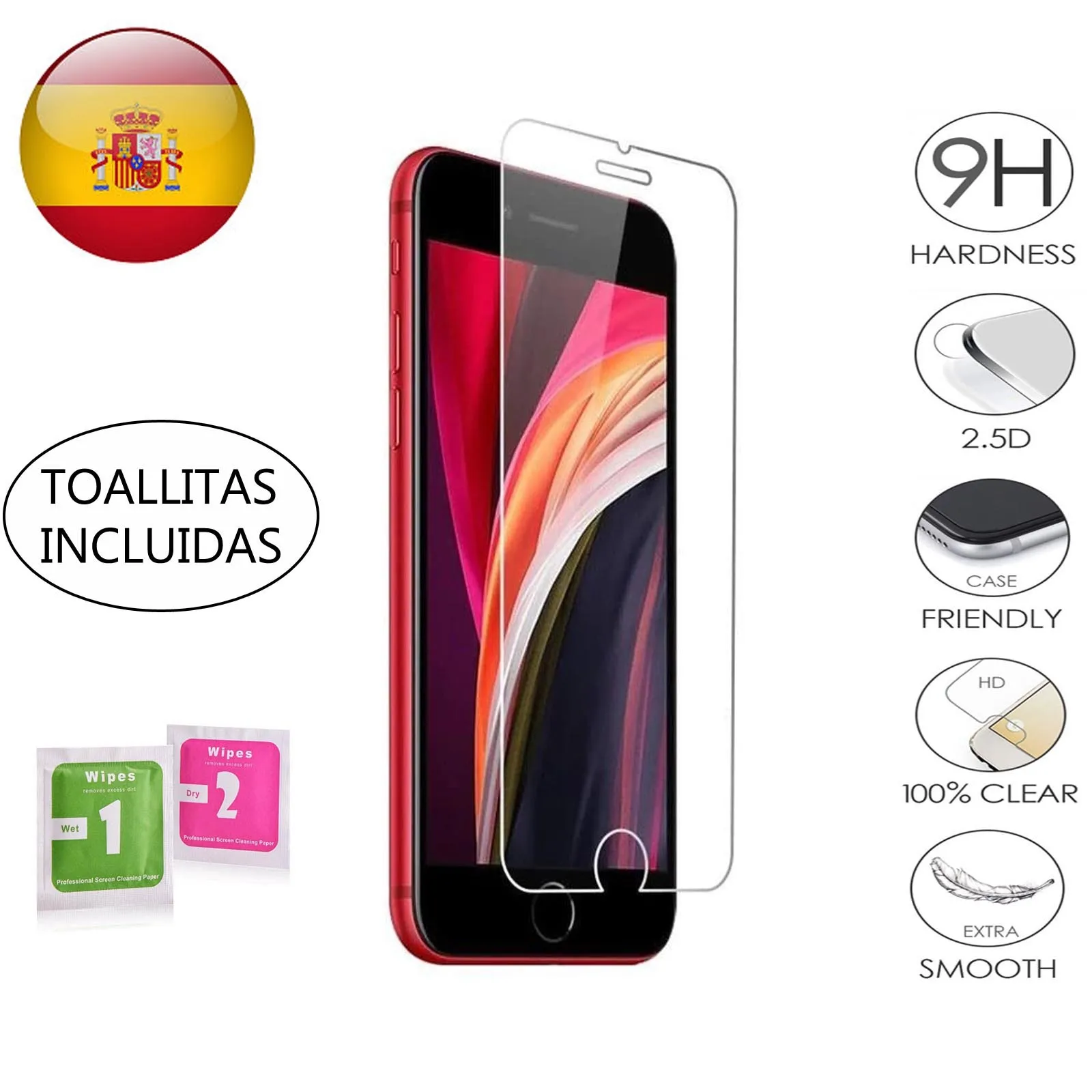 Протектор экран из закаленного стекла для IPHONE 5 5S 5C SE SE2 6 6S 7 8 11 PLUS X XS PRO MAX 12 мини Pro Max