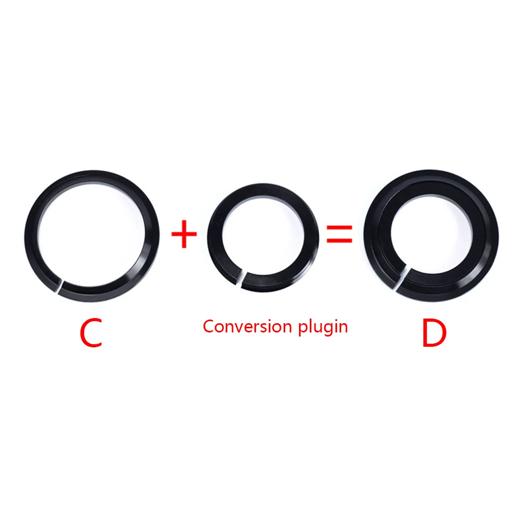 Комплект с конусной головкой из алюминиевого сплава для велосипеда передняя