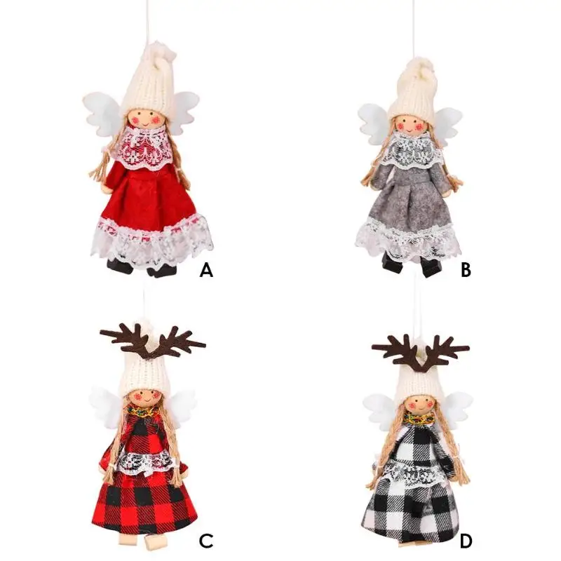 Милый старый человек рога кукла Рождественская елка игрушки Подвески украшения