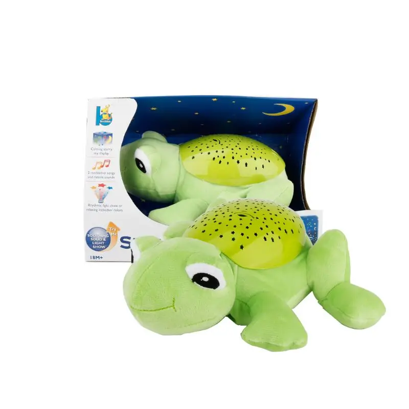 Мультяшная плюшевая кукла Потолочная Звездная Ночная лампа проектор