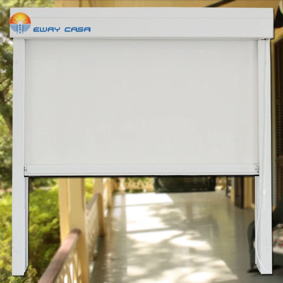 EWAY CASA жалюзи с боковым рельсом ветрозащитные уличные Жалюзи На Окна