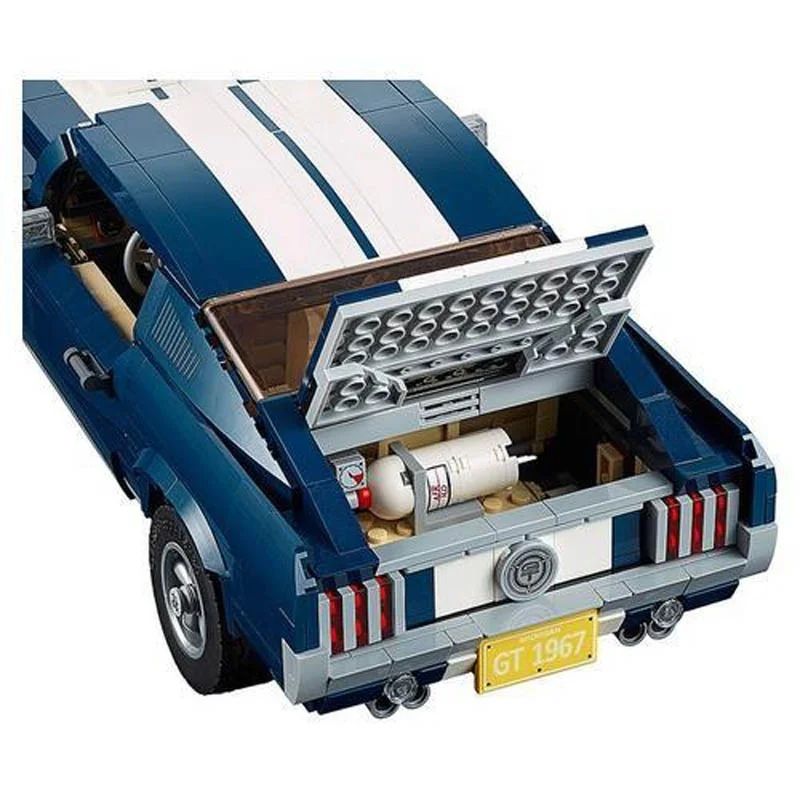 Новинка 1648 шт. модель автомобиля Ford Mustang в стиле Lego 21047 Обучающие блоки для