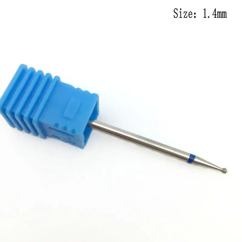 6 типов круглых алмазных сверл для ногтей вращающаяся дрель маникюра аксессуары