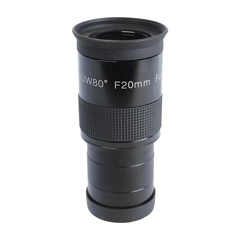 SVBONY 2 дюймов окуляра F20mm ультра Широкий формат 80 градусов UW80 для Пособия по астрономии телескоп с одним окуляром черный W2500A