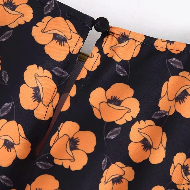 Женская старинная ткань лоскутное платье с цветочным принтом Vestido повседневное кимоно платье Дамское плиссированное платье с рукавом-фонариком платье с эластичным поясом DS2858