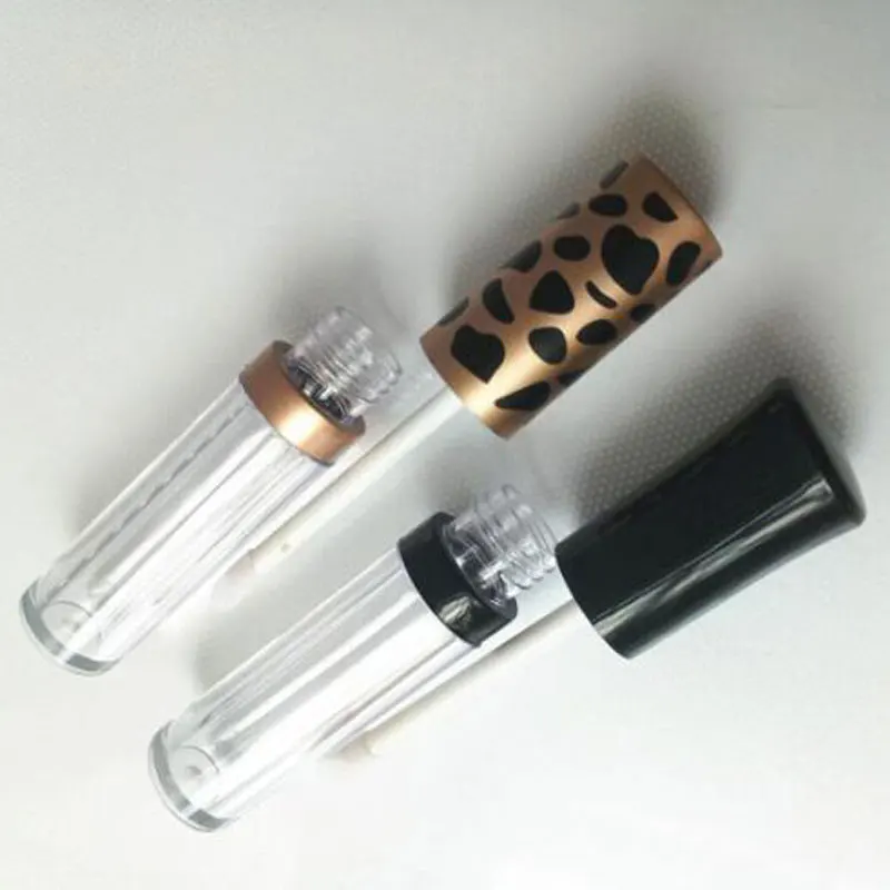 5 мл модная кепка с изоображением леопарда блеск для губ контейнеры