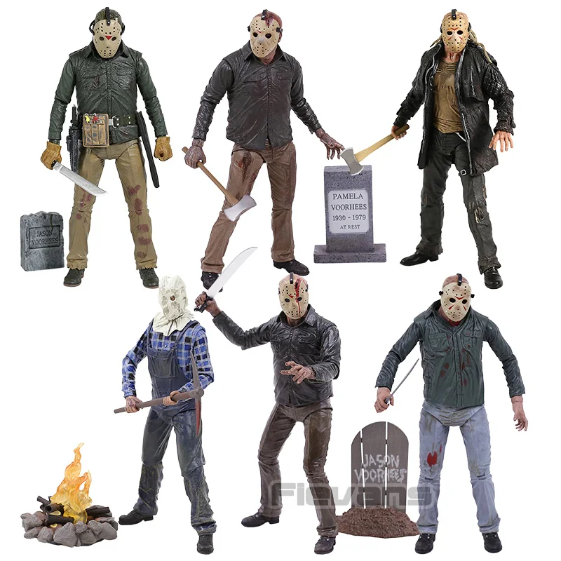 NECA Джейсон вурхи 7 дюймов ПВХ экшн фигурка Коллекционная модель игрушки|Игровые