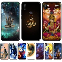 lord shiva hindu god buddha india phone case for xiaomi redmi 7 9t 9se k20 mi8 max3 lite 9 note 8 9s 10 pro soft silicon