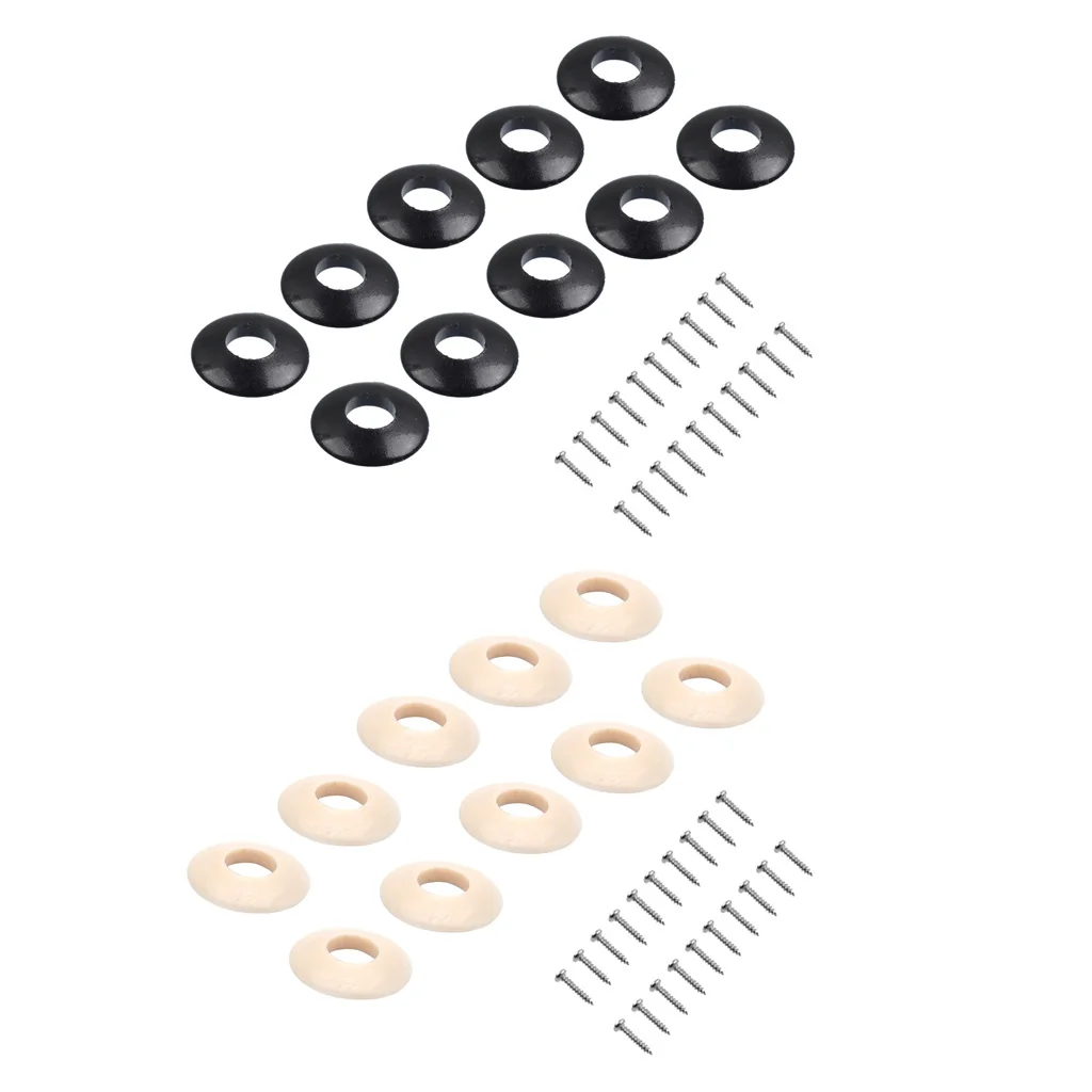 10 шт. пластиковые шайбы для гитарных тюнеров головных кнопок|Детали и аксессуары
