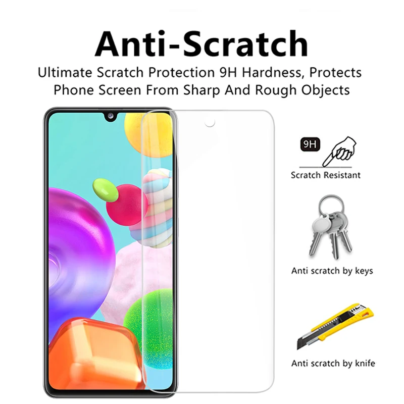 Защитное стекло для samsung galaxy a41 a32 a52 a72 a51 a11 a12 a21s 3 шт. | Мобильные телефоны и
