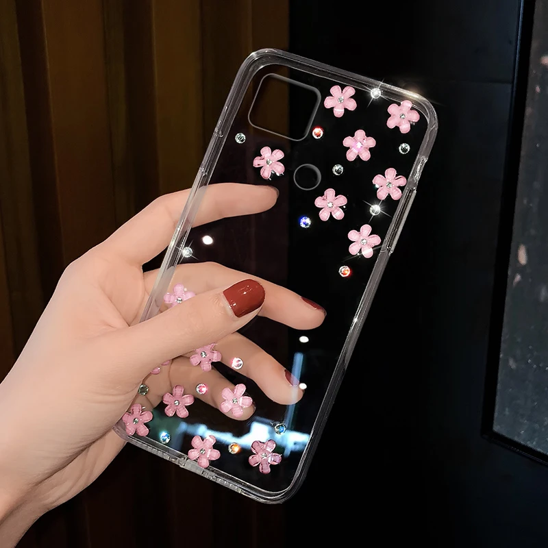 

Glitter 3D Case For Xiaomi Redmi 9C 8 8A 9 9A 9AT 6 6A 7 7A Transparent Bling Case Redmi Note 7 8 9 9s 5 6 Pro TPU Phone Cover