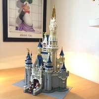 building blocks 71040 girl the moc castle model assemble building blocks toys christmas gifts 16008 6005