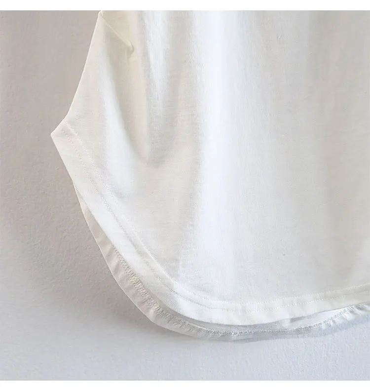 Женская белая футболка без рукавов с V-образным вырезом тонкая плиссированная