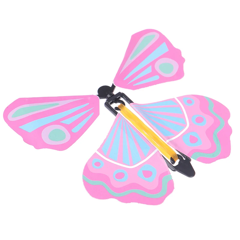 

Magic Flying Toys Transformation Fly Butterfly Props Tricks Change Hand Funny Prank Joke Mystical Fun Kids Toys 11x11cm NEW