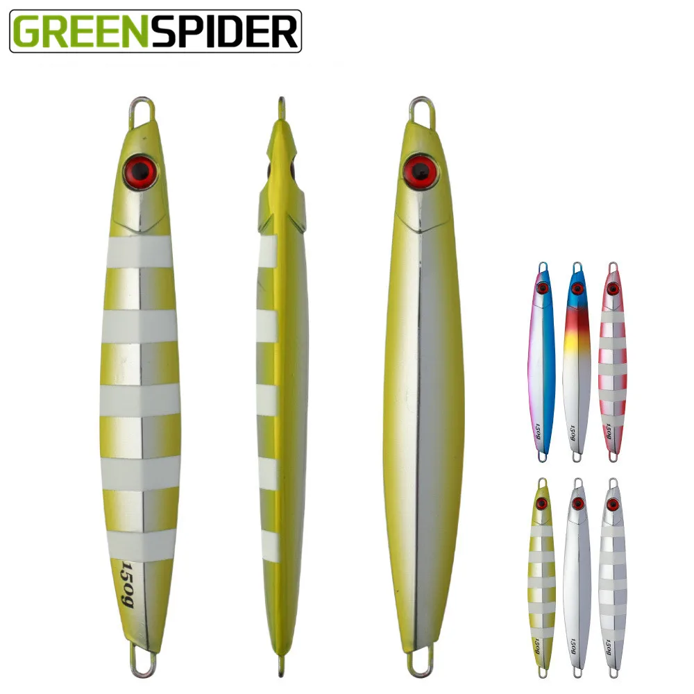 

Приманка GREENSPIDER гальванизированная для ловли рыбы, 100/120/150 г