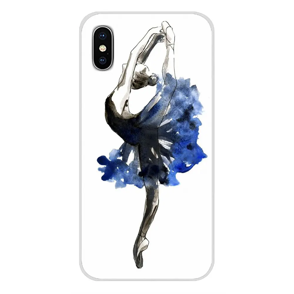 Балетные костюмы для танцев акварель задняя крышка из термопластичного