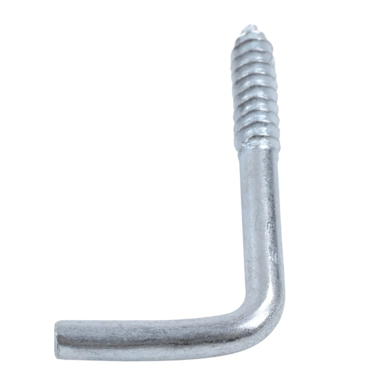 50x оцинкованные L формы под прямым углом винт в платье чашки крючки вешалки