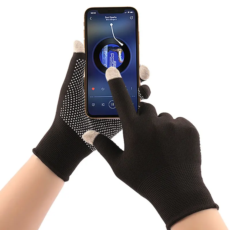 Дышащие перчатки унисекс для сенсорных экранов летние тонкие на запястье мужчин