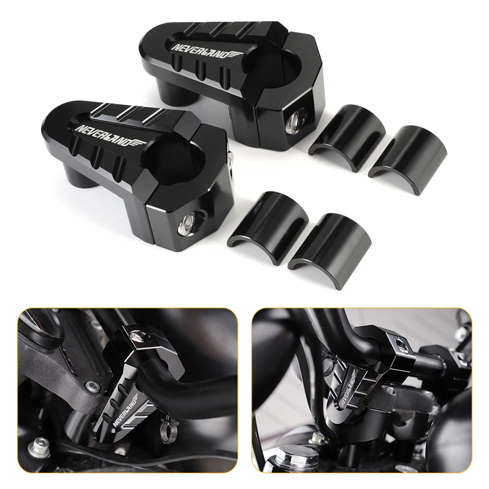 7/8 ''22 мм 28 мм CNC алюминиевый руль стояки Rise Mount зажим Универсальный Мотоцикл ATV Riser D45