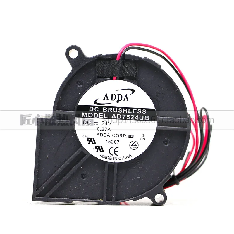 Новый оригинальный осевой вентилятор AD7524UB 24V 0.27A проектор и камера специальный