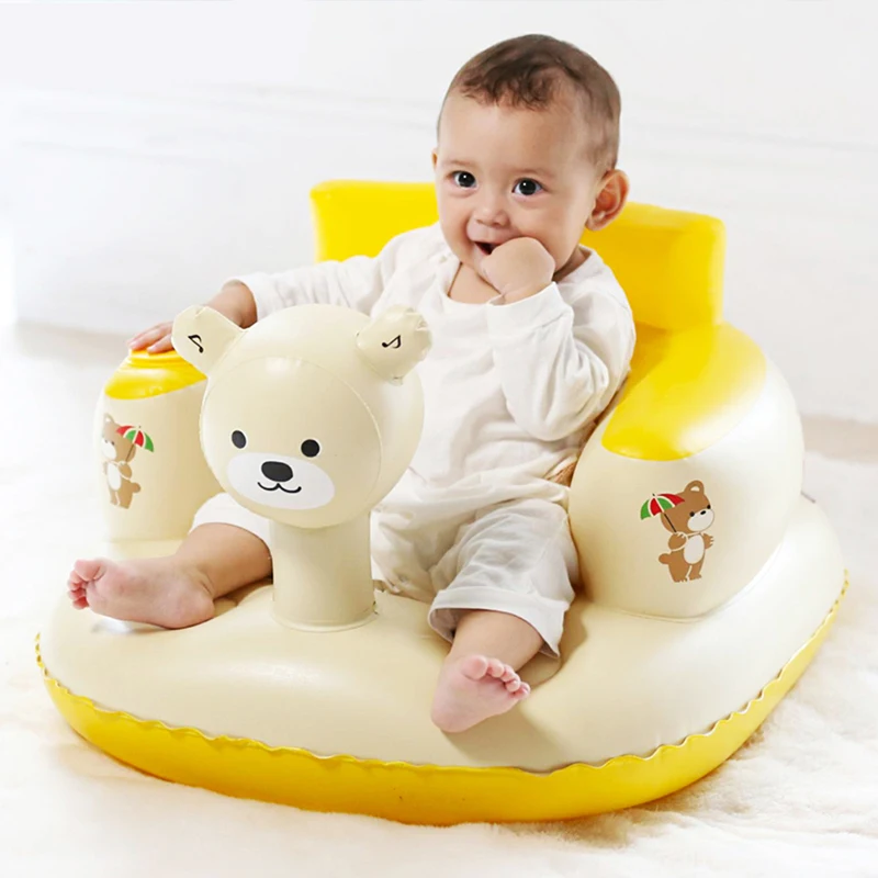 Детский Надувной диван в форме животных с надувным насосом обучающее сиденье