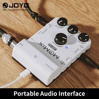 joyo momix otg audio interface for portable recording live streaming plug supporting micguitarbasskeyboardelectronic drum