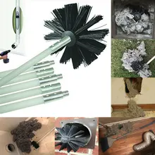 Горячая 9 шт./компл. 40 см Гибкая сушилка щетка для волос чистящий набор синтетическая кисть для удаления ворса FQ-ing