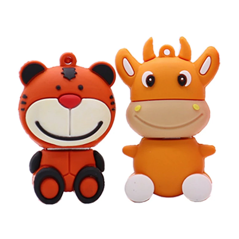 

pen drive Rabbit/Tiger/Cattle gift usb flash drive 4GB 8GB 16GB 32GB 64G memory stick