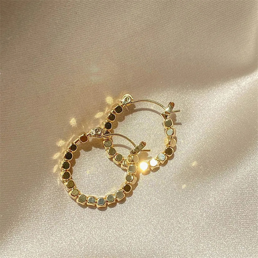 

Hoop Earrings Vintage Women Geometry Jewelry Korea Black Friday Sale 2020 Gothic Style Female Gift Original Round Circle Earring